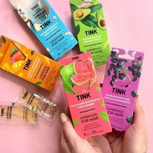 Tink Superfood For Hair Концентрированный филлер для волос 10 ml х 4 шт: Пол Для женщин