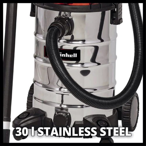 Пылесос Einhell TC-VC 1930 SA Kit (2342230): Емкость пылесборника 30 л