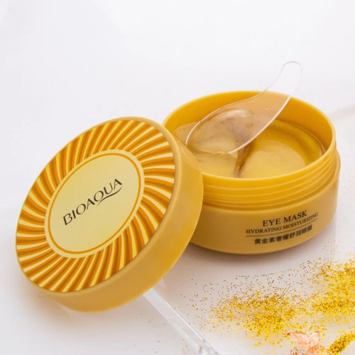 Bioaqua Hydrating Moisturizing Eye Mask Гідрогелеві патчі для очей з іонами золота та морськими водоростями 60 шт.: Час застосування универсальный