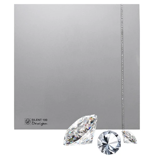 Витяжний вентилятор Soler & Palau SILENT-100 CZ SILVER DESIGN SWAROVSKI: Тип осьової