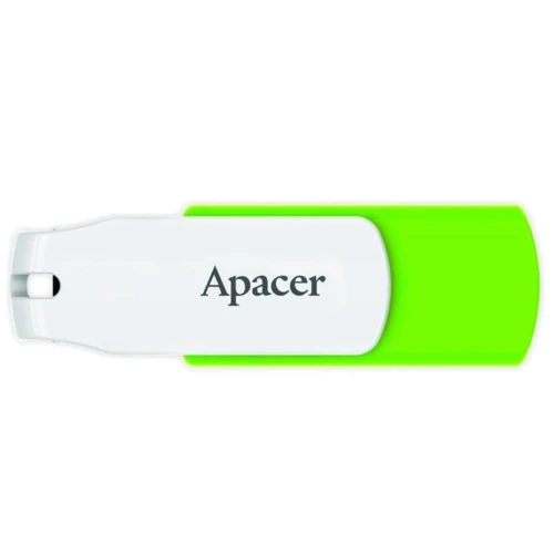USB-флешка Apacer AH335 64GB USB 2.0 Green/White (AP64GAH335G-1): Вага 7.5 г
