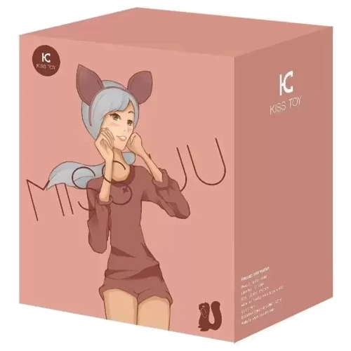 Вакуумный стимулятор с вибрацией KisToy Miss UU Orange, игрушка 2-в-1