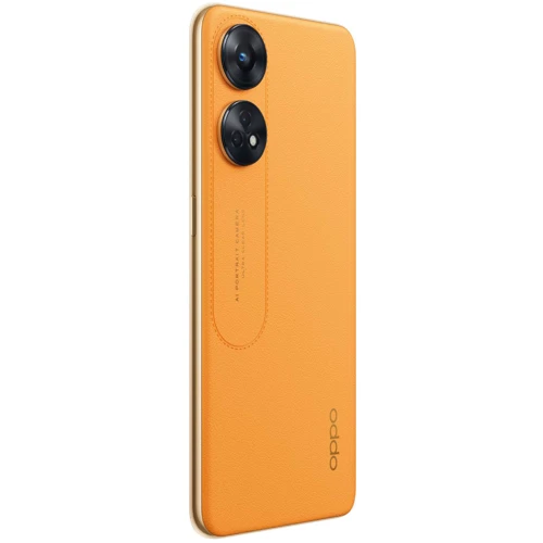 Смартфон Oppo Reno 8T 8/128GB Orange Sunset (UA UCRF): Камера Потрійна 100 Мп (f/1.7) + 2 Мп (f/3.3) + 2 Мп (f/2.4) / LED спалах / HDR / Фронтальна 32 Мп (f/2.4)