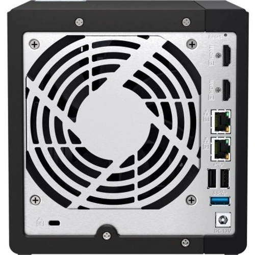 Мережевий накопичувач (NAS) Qnap TS-453E-8G: Слоти для дисків 4 x 2,5" или 3,5" HDD/SSD, 2хM.2 2280 PCIe Gen 3 x2