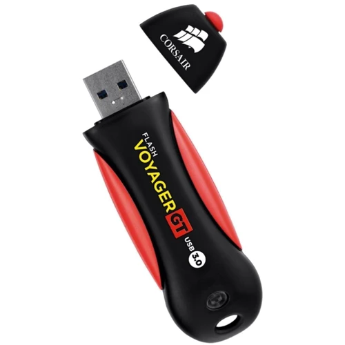 USB-флешка Corsair 128GB Voyager GT USB 3.0 Black/Red (CMFVYGT3C-128GB): Объем памяти 128 GB