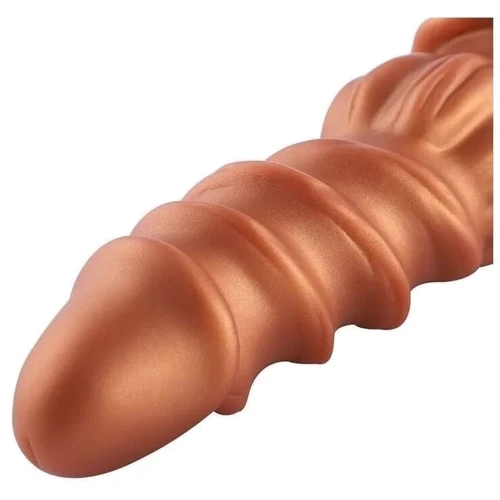 Фаллоимитатор-насадка Hismith Spiral Grain Silicone Dildo Monster Series