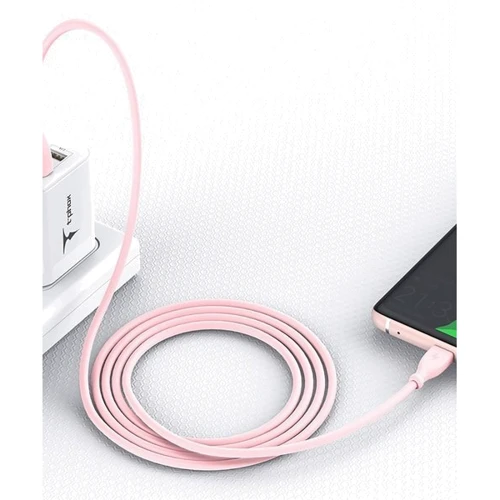 Кабель T-PHOX USB Cable to microUSB Kitty 1m Pink (T-M817 Pink) фото 8