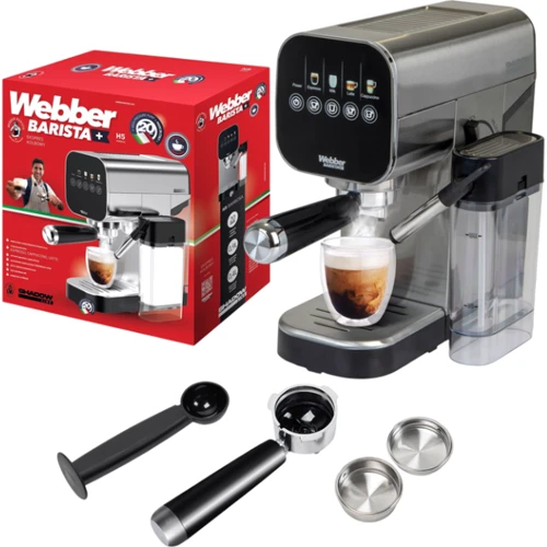 Кофеварка Webber H5 Barbosa: Тип рожковая кофеварка эспрессо