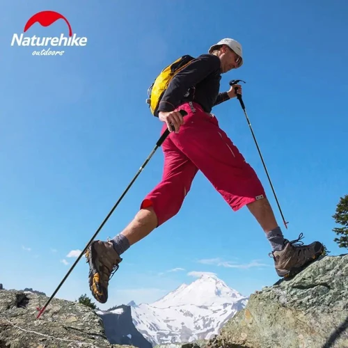 Трекінгова палиця Naturehike ST08 NH18D020-Z, 110 см, бордовий (6927595748527): Довжина 110 см