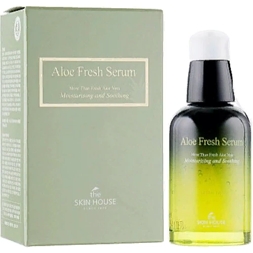 The Skin House Aloe Fresh Serum Увлажняющая и успокаивающая сыворотка с экстрактом алоэ 50 ml