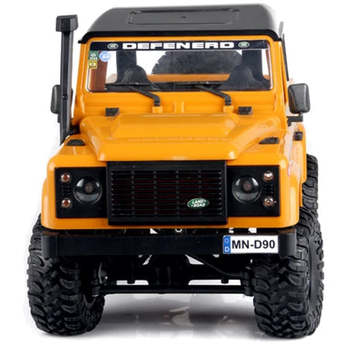 Машинка на радиоуправлении 1:12 MN Model Краулер D90 Defender полноприводный (желтый)