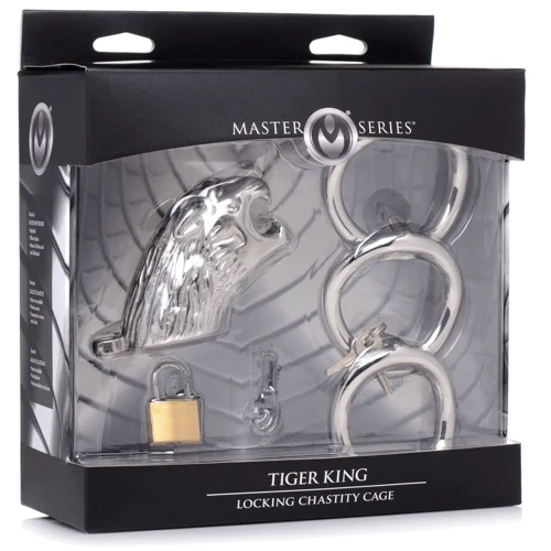 Клетка для члена Master Series Tiger King Cock Cage With Lock