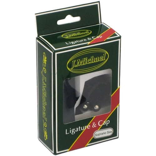 Лігатура та ковпачок J.MICHAEL D-02 Leather Clamp and Cap for Soprano Sax