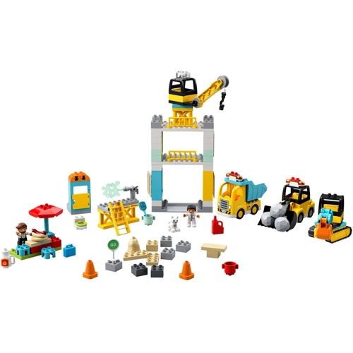 Конструктор LEGO DUPLO Подъемный кран и строительство (10933) фото 6