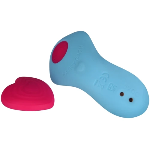 Вибромассажер FairyGasm HeartGem blue