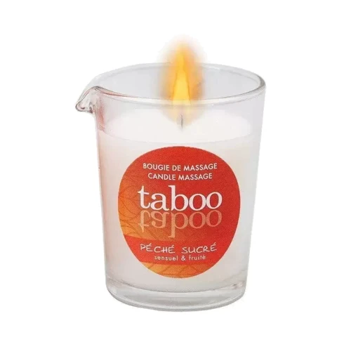 Массажная свеча для женщин TABOO Peche Sucre Bougie, 60 гр