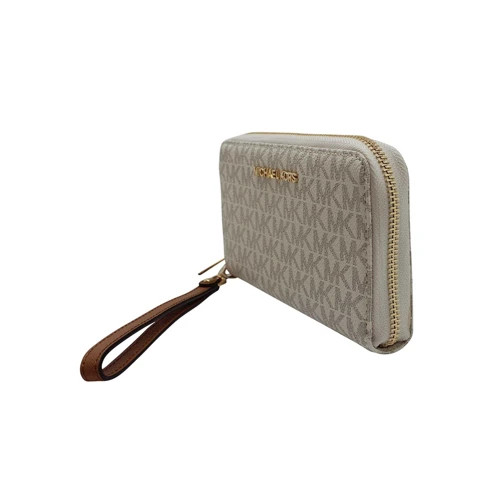 Женский кошелек Michael Kors Jet Set Travel бежевый (192877938743): Пол Женский