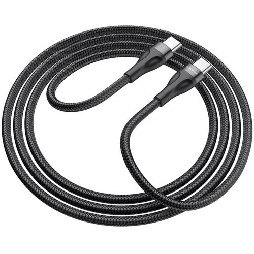 Кабель Borofone USB-C to USB-C Source 60W 1m Black (BX61): Тип USB-C - USB-C