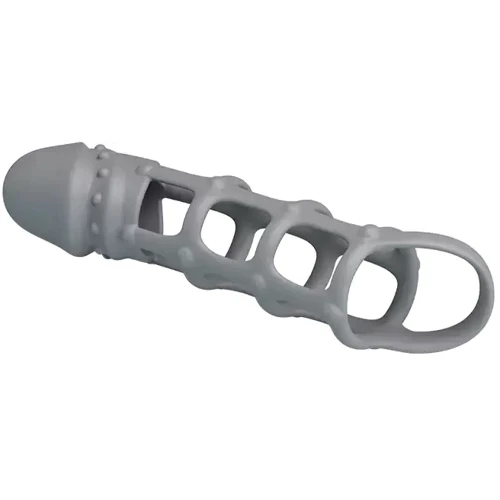 Ажурная насадка LYBAILE Penis Sleeve With Ball Strap, BI-026234