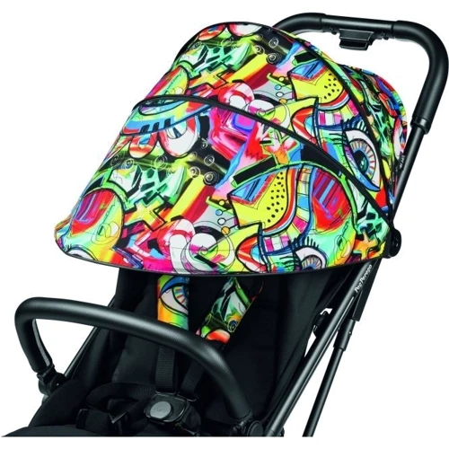 Коляска Peg-Perego Selfie Street Art Черный с абстрактным рисунком (IP22000000AT99RO01): Ширина шасси 51.5 см
