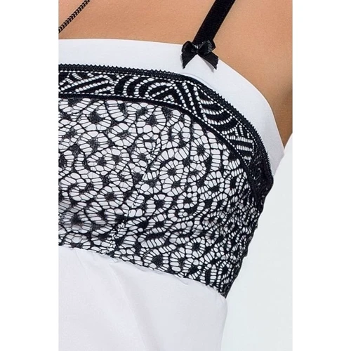 Пеньюар Passion SUELO CHEMISE white L/XL