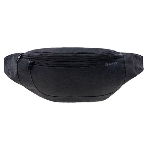 Чоловічі поясні сумки Iguana IGEBELT чорна (IGEBELT-BLACK)