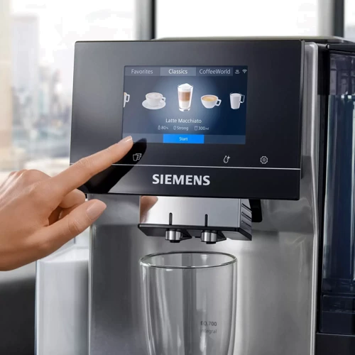 Кофеварка Siemens TQ 703R07: Используемый кофе молотый, зерна