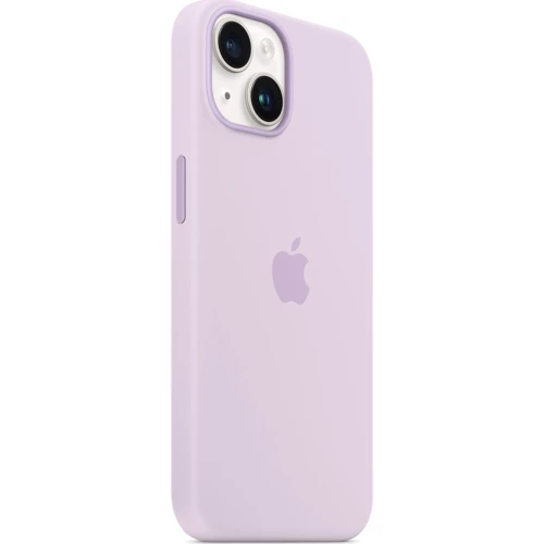 Чехол для iPhone Apple iPhone 14 Silicone Case with MagSafe - Lilac (MPRY3ZE/A): Материалы Силикон