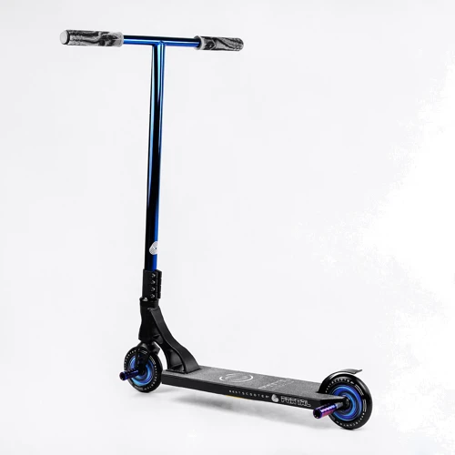 Самокат трюковий Best Scooter Portal Black and blue (114052): Конструкція рами цільна