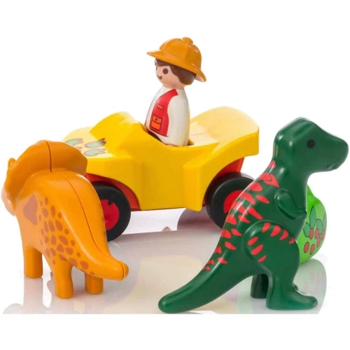 Конструктор Playmobil Исследователь с динозаврами 9120: Рекомендуемый возраст от 2 лет