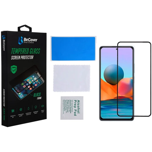 Аксессуар для смартфона BeCover Tempered Glass Black for Xiaomi Poco M4 Pro 5G (707041)