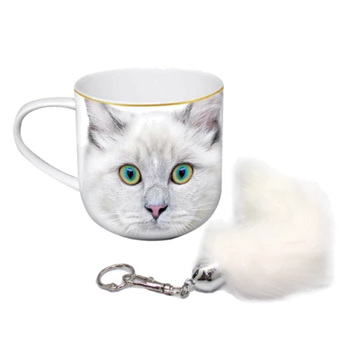 Кухоль Carmani Білий кіт 500 ml (017-0023): Виробник Carmani