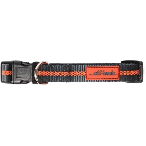 Нашийник Dexas Off-Leash сіро-жовтогарячий 50.8 см (PWC020-432-2027)