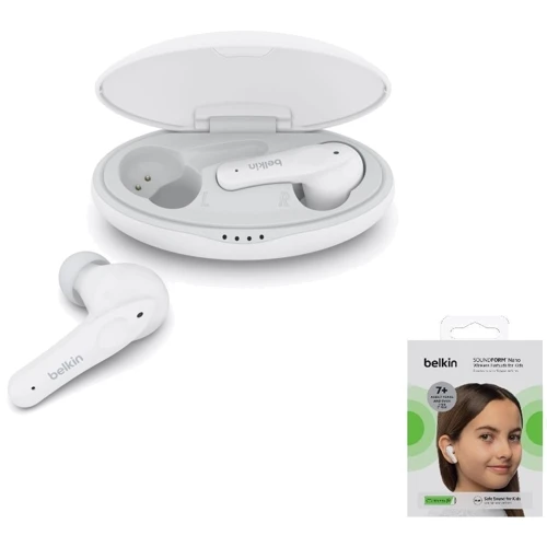 Наушники Belkin Soundform Nano True Wireless White (PAC003BTWH): Сопротивление наушников (Ом) 16