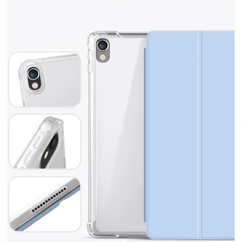 Аксессуар для iPad BeCover Case Book Soft TPU with Pencil mount Gray (706755) for iPad mini 6 2021: Цвет серый