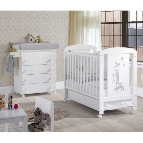 Ліжечко дитяче Micuna Sabana White 120х60 см біле (SABANA WHITE): Матеріал дерево