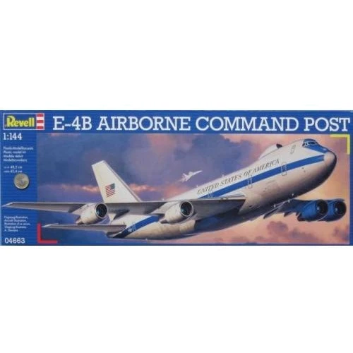 Модель Revell Літак E-4B Airborne Command Post 1:144 (4663)