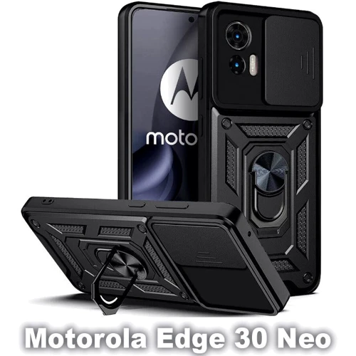 Чохол для телефона BeCover Military Black для Motorola Edge 30 Neo (709966)