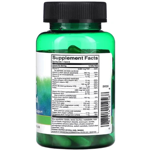 Swanson Multi and Mineral Daily Комплексные и микроэлементы 100 капсул: Тип Комплексные