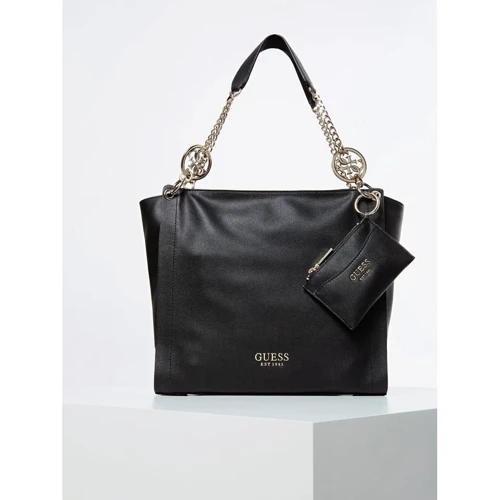 Женская сумка тоут Guess Tara Tote черная (HWEG7474230-BLA)
