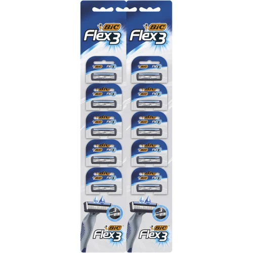 BIC Flex 3 Набір бритв без змінних картриджів 10 шт.