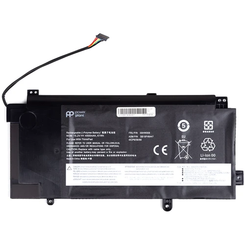 Батарея для ноутбука PowerPlant Lenovo ThinkPad Yoga 15 00HW008 (NB481712)