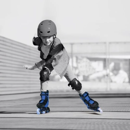 Ролики Neon Combo Skates синие 34-38 (NT10B4): Пол для мальчиков