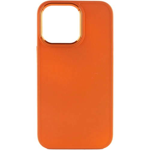 Чехол для iPhone TPU Case Bonbon Metal Style Papaya for iPhone 14 Pro Max: Цвет оранжевый