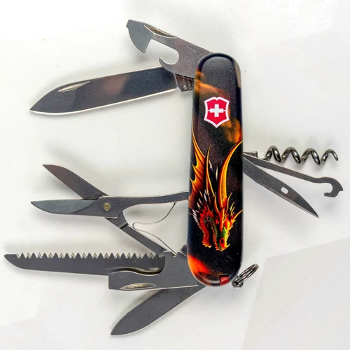 Мультитул Victorinox HUNTSMAN ZODIAC Фантастический дракон 1.3713.3.Z3210p (Vx13713.3_Z3210p) фото 5