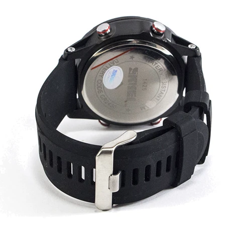Наручний годинник Skmei +1425 Bluetooth Black (1425BOXBK): Тип чоловічі