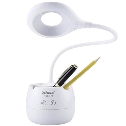 Офісна настільна лампа Taigexin TGX-772 5W 250Lm 4100K USB 5V White з органайзером: Тип Настольные лампы