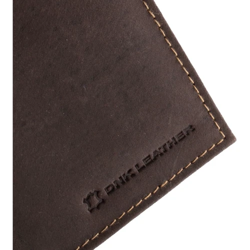 Мужская обложка для документов DNK Leather коричневая (DNKTW-12-MH-brown): Пол Мужской