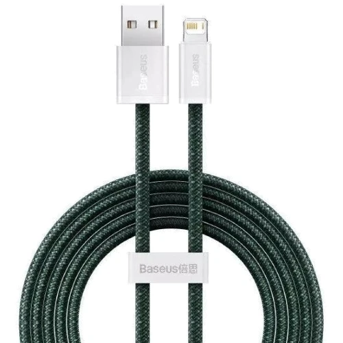 Кабель Baseus USB Cable to Lightning Dynamic 2 Series Fast Charging 2m Green (CALD040106)