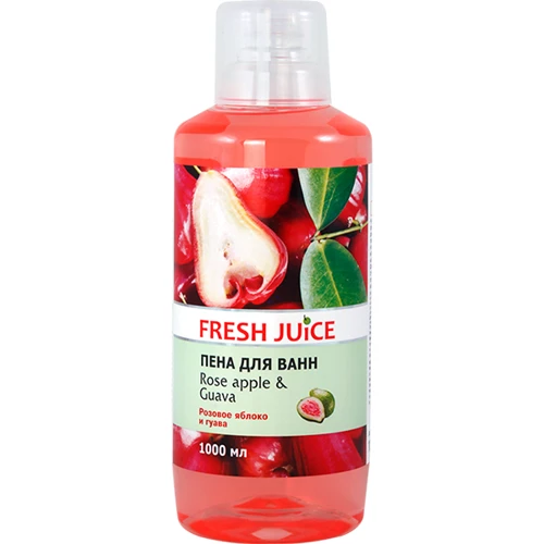 Fresh Juice Rose Apple та Guava Піна для ванн рожеве яблуко та гуава 1l